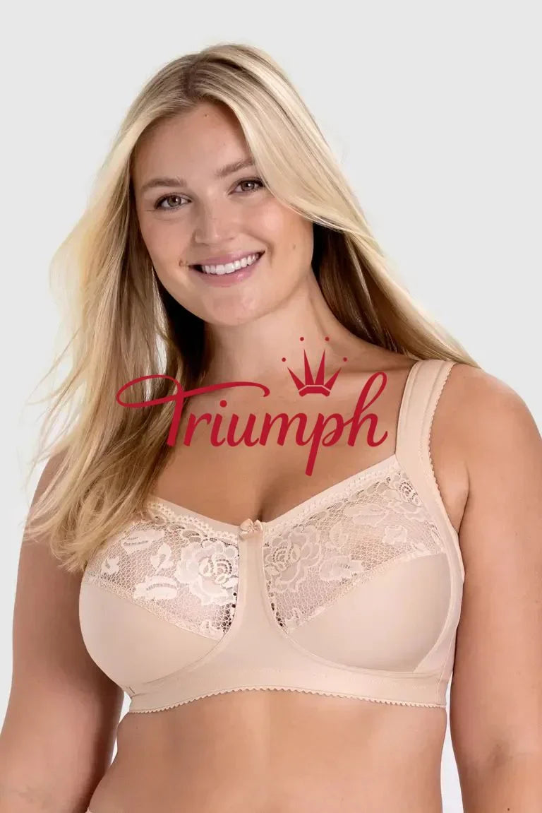 Triumph - 4-częściowy (75B-110F) 💝 koronkowy biustonosz z podparciem
