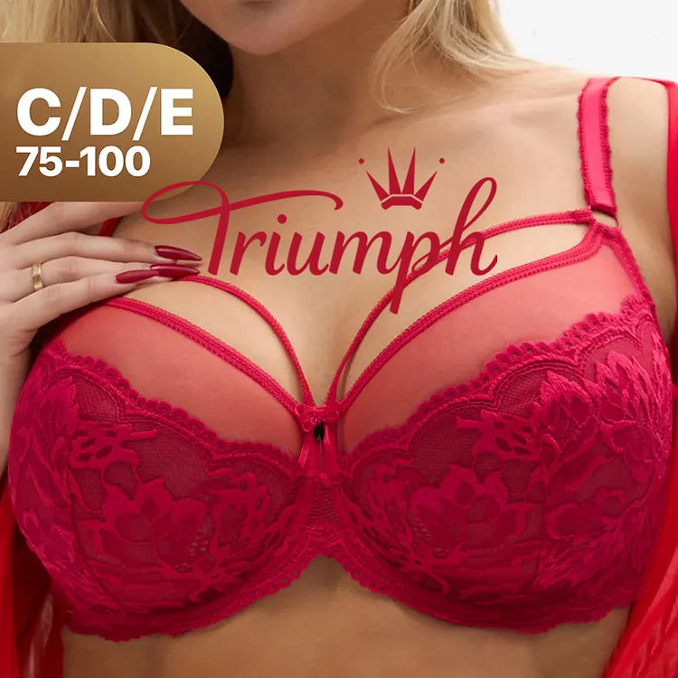 Triumph - (4 sztuki) Biustonosze bez ramiączek na większy biust