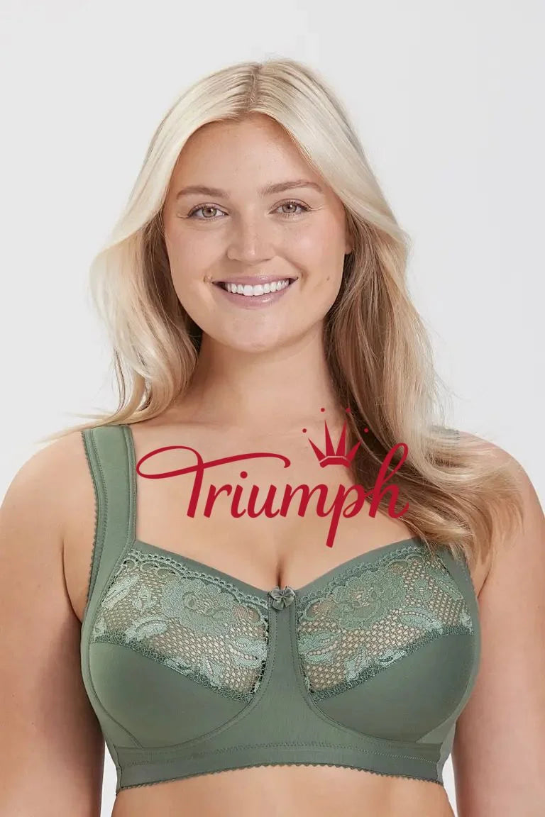 Triumph - 4-częściowy (75B-110F) 💝 koronkowy biustonosz z podparciem