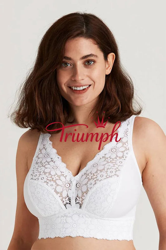 Triumph - 4 sztuki (75A-110F) 💝 Wygodny biustonosz bez fiszbin