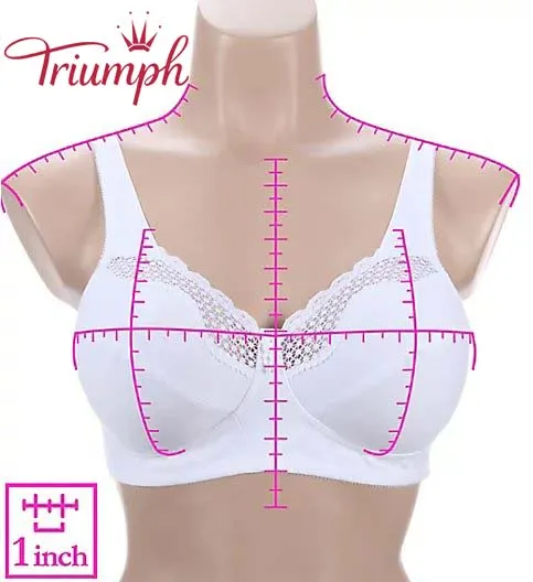 Triumph - (4 szt.)💥Nieregularny, modny biustonosz bez fiszbin