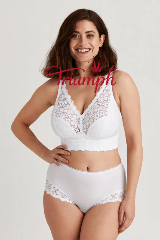 Triumph - 4 sztuki (75A-110F) 💝 Wygodny biustonosz bez fiszbin