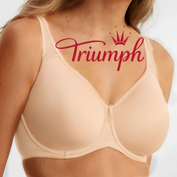 Triumph - (4 szt.)💖50% zniżki✨2024 Nowy, oddychający, wygodny biustonosz plus size[65A-120H]
