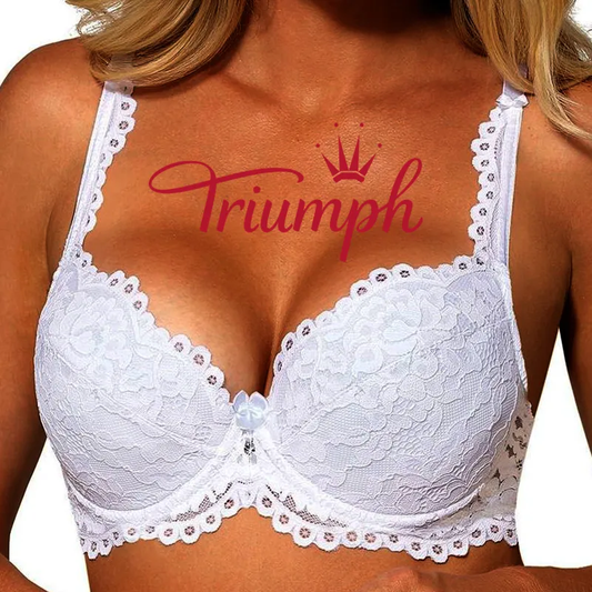 Triumph - (4 szt.)💖50% sleva✨2024 nowy regulowany seksowny koronkowy biustonosz w dużym rozmiarze[65A-120H]