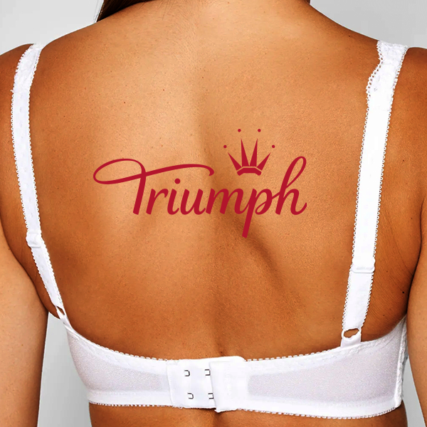 Triumph® 4 szt.Wygodny ✨💝koronkowy biustonosz z kwiatowym haftem, duży rozmiar [75A-120F]